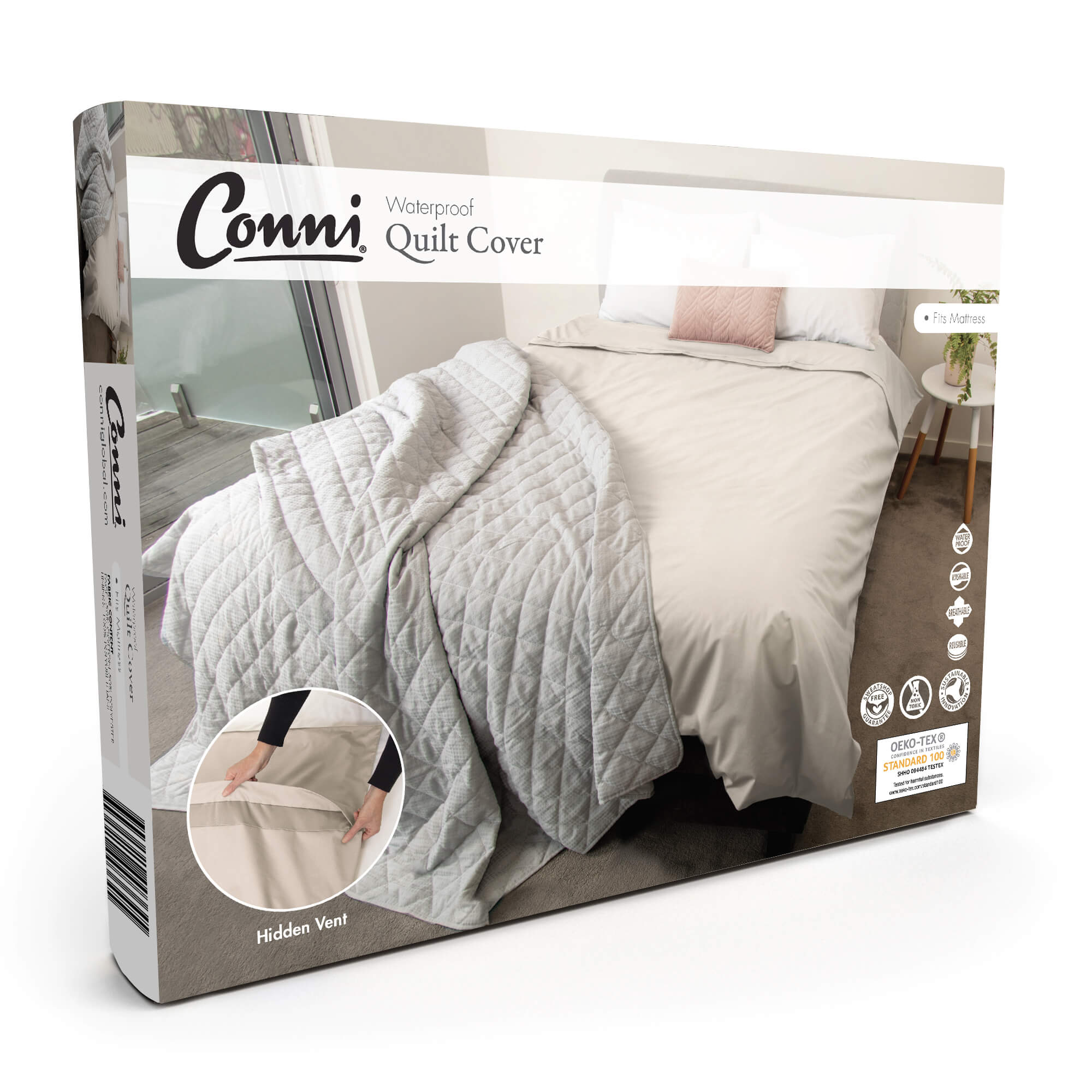 Conni waterproof quilt cover Whitecross