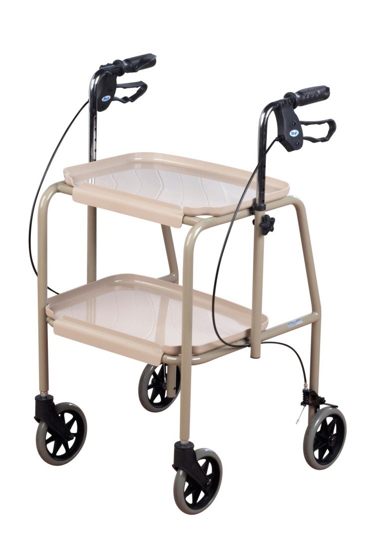 Days Adjustable Height Trolley Walker Whitecross